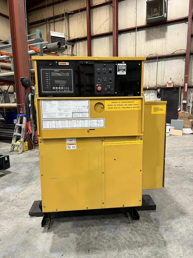 Used 800KW CATERPILLAR 3412C DIESEL GENERATOR