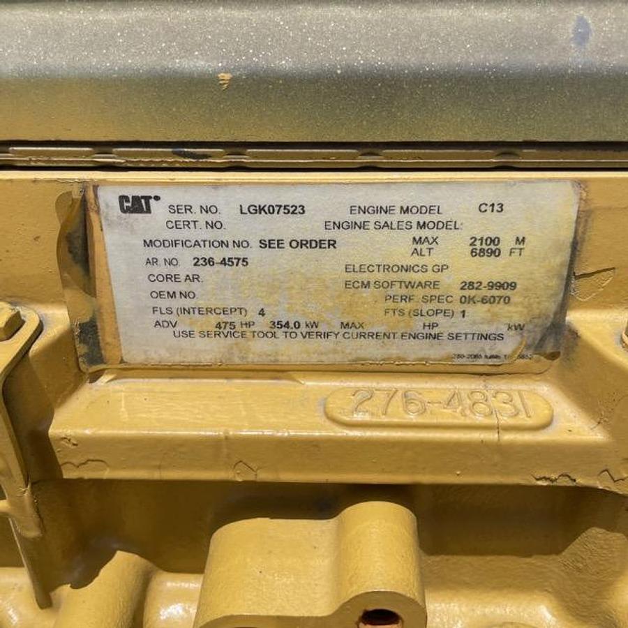 Used 475HP CATERPILLAR C13 DIESEL ENGINE