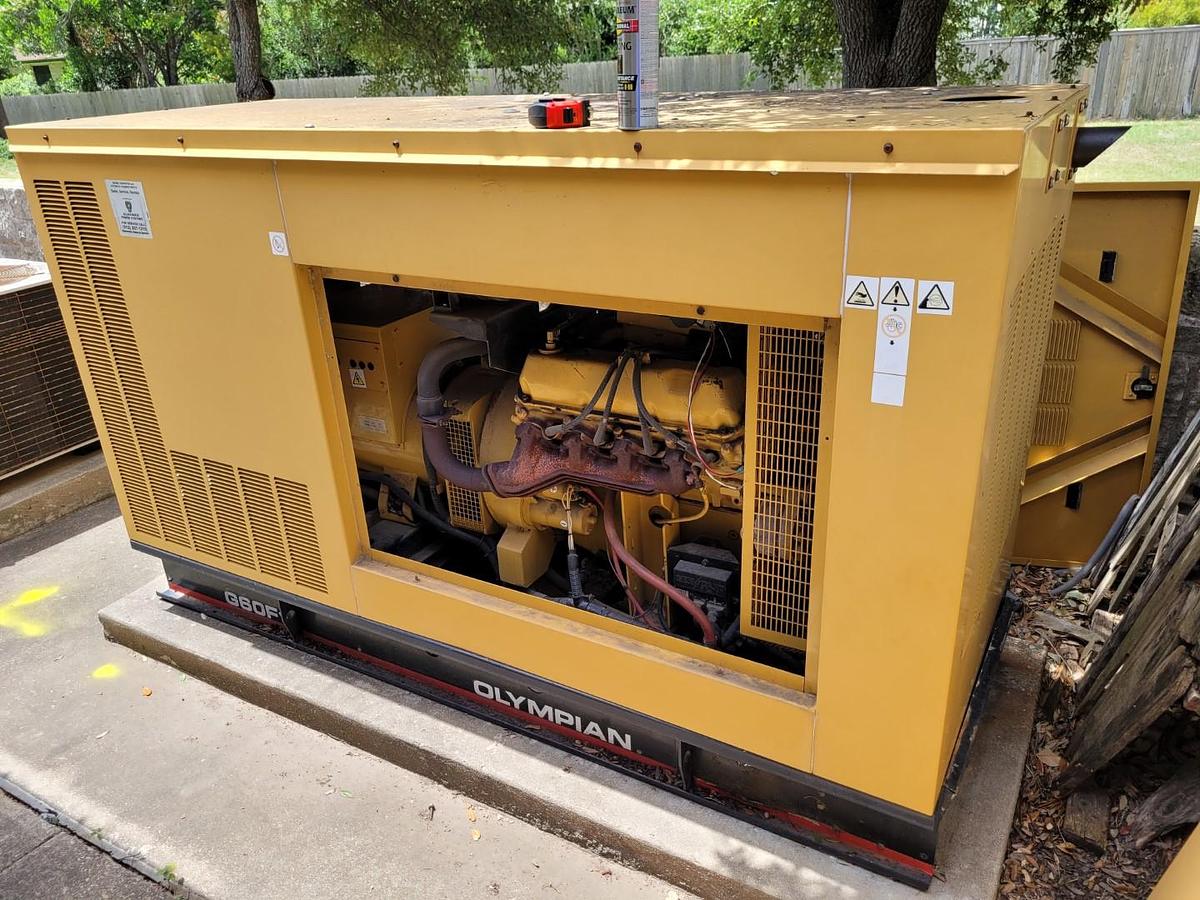 Used 1999 OLYMPIAN G60F1 STATIONARY NATURAL GAS GENERATOR