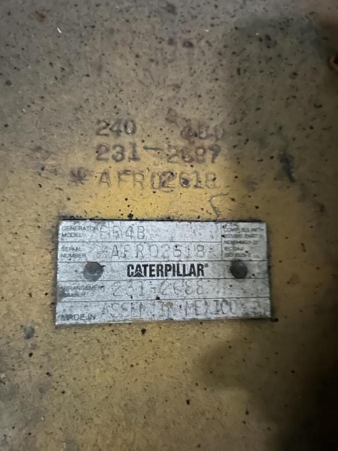 Used 2001 CATERPILLAR 3412C MOBILE DIESEL GENERATOR