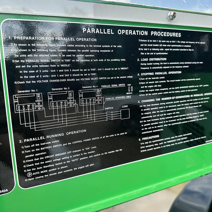 Used 320KW MULTIQUIP DCA400SSIU4F DIESEL GENERATOR