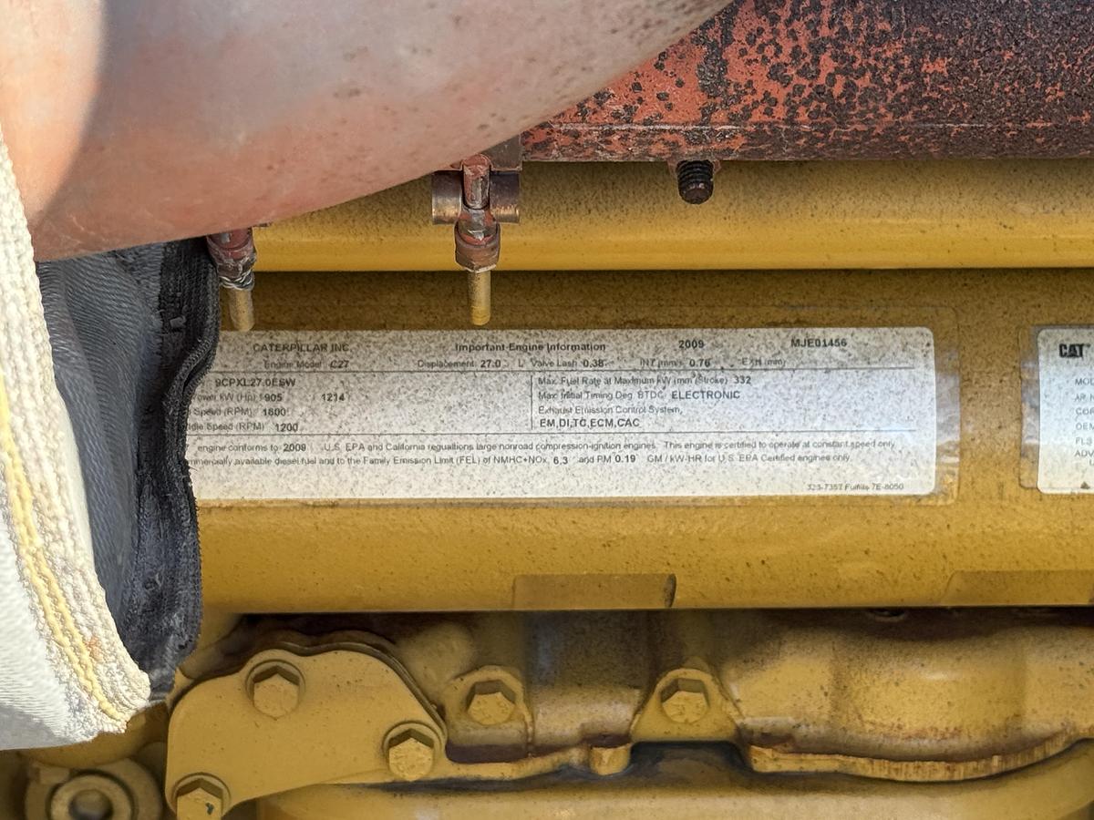 Used 2009 Caterpillar C27 Diesel Generator