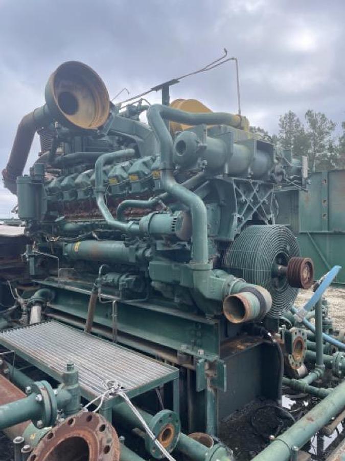 Used 1380HP CATERPILLAR G3516B NATURAL GAS ENGINE