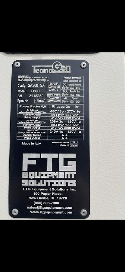 Used 2021 TechnoGen SA300 TSX