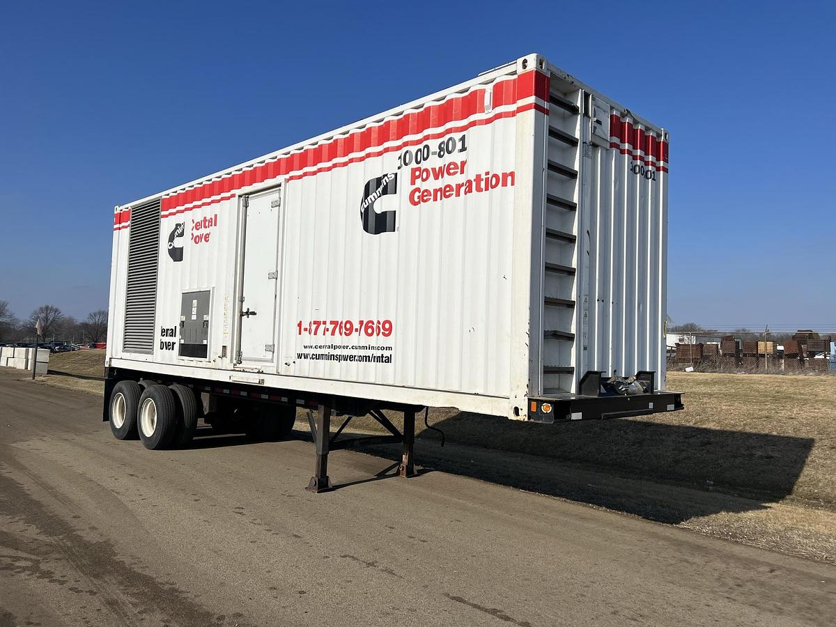 CUMMINS C800D6RG 800KW TIER 2 MOBILE GENERATOR SET
