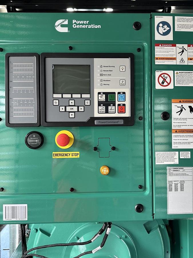 NEW CUMMINS C2000D6E STATIONARY GENERATOR SET