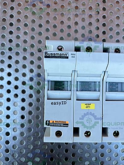Used Bussmann  CH30J3I Fuse Holder 600VAC, 30A, 200kA