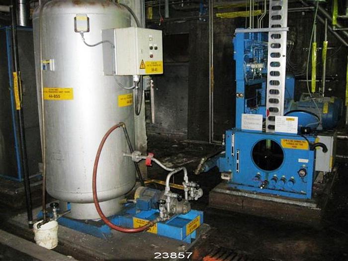 Used Kusters  Calender Two 3-Roll Soft Units, 150" Wide Rolls, Max Linear Pressure, 350 N/Mm, 2000Fpm Speed, Temperature 200 Degrees C 1 Ron Rolls, Temperature 110 Degrees C Covered Roll With Drive 3, Spare Rolls, Complete System #23857