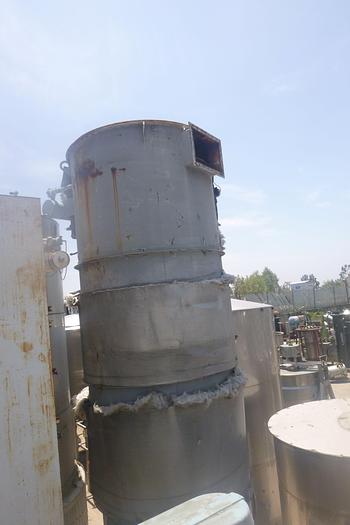 Used Dust Collector, Baghouse, 500 SF, Filtrex, Pulse, Mdl MRT-10-48-59, C/st, #C674357
