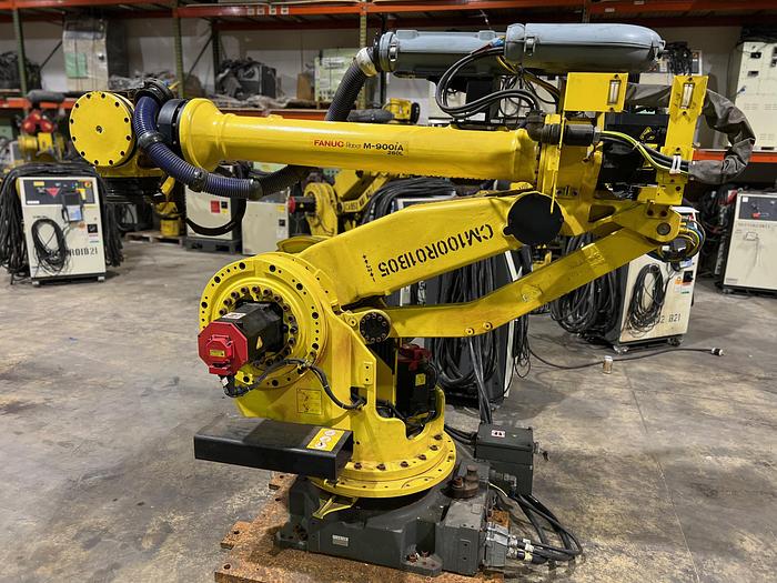 Used FANUC M900iA/260L, CLEANED AND TESED, ONLY 1,453 HOURS