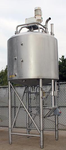 Used 650 GALLON SANI FAB PROCESSOR - S/S - 75 PSI JACKET