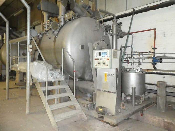 Used 2 x 250kg THEN Two Rope Jet High Temperature Dyeing Machine, Type Airflow 450, 1996