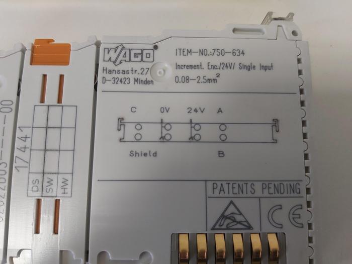 Inkremental-Encoder-Schnittstelle, 750-634, Wago neu