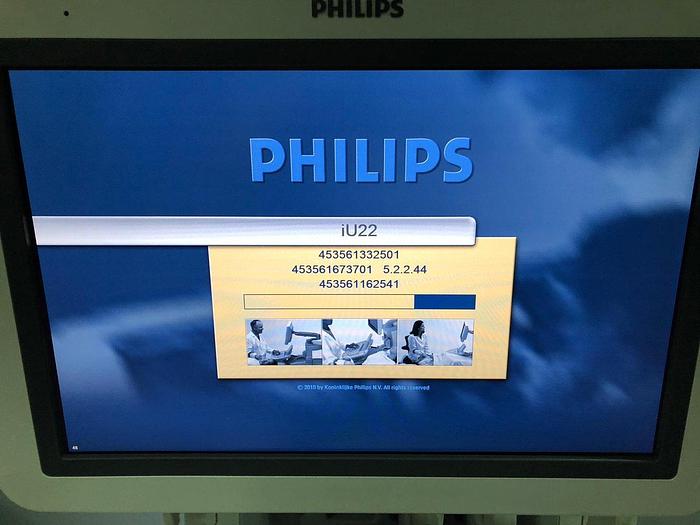 Gebraucht Philips iU22 Ultraschallgerät mit Flachmonitor, 4 Sonden, Sony Drucker