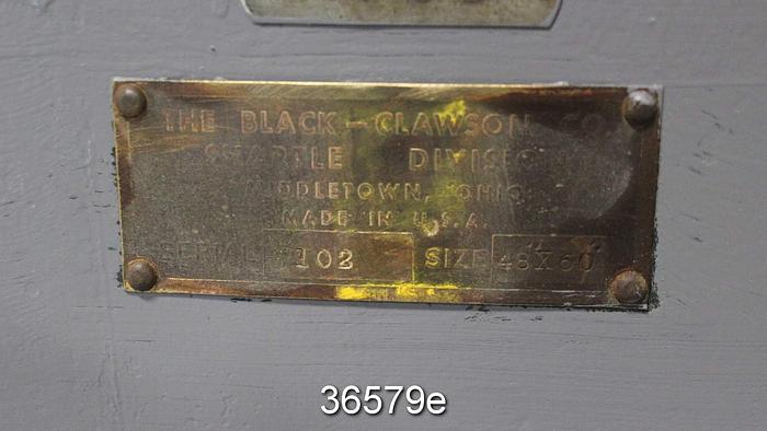 Used Black Clawson 48x60 Roll Splitter #36579