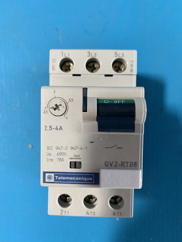 Used Telemecanique Motor Circuit Breaker GV2-RT08