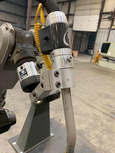 Used (2) Motoman UP6 Weld Cell with Rotary Trunion Tables