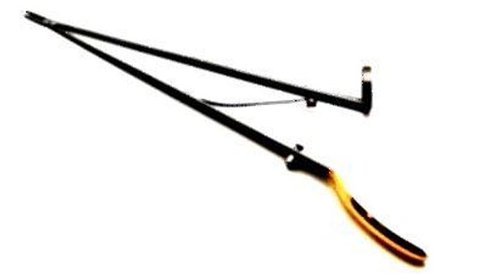 Used Holder Suture Needle Hellberg Kupka TC Durogrip 270mm (10-1/2in) AESCULAP BM321R