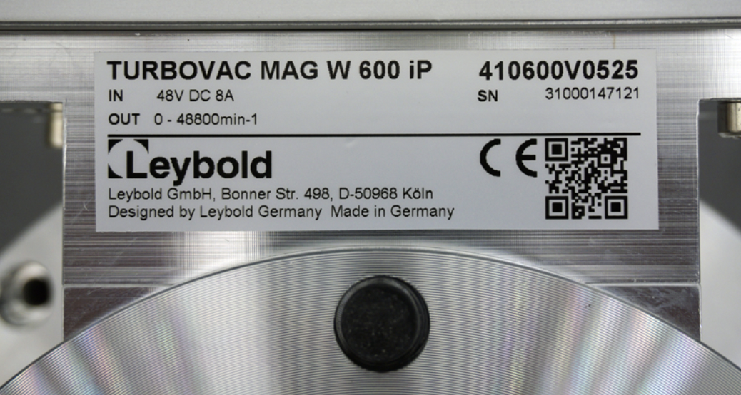 Refurbished LEYBOLD MAG W 600iP; DN160 ISO-K, Rebuilt