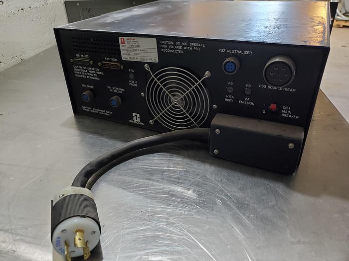 Used Ion Tech MPS-3000 FC Lab/Industrial Ion Gun Source Power Supply Controller (OBA3)