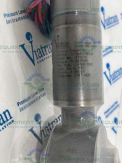 Viatran 5745ACDX568 Pressure Transmitter 0-15 PSI
