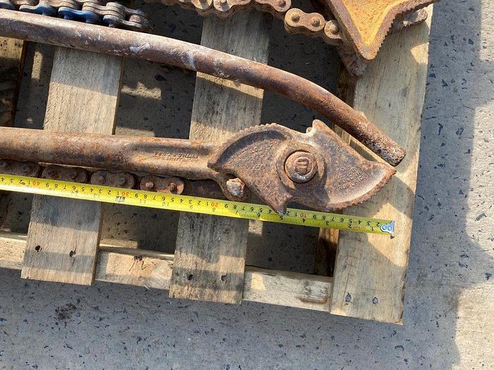 Used J H Williams Vulcan Superior 52" Chain Pipe Wrench