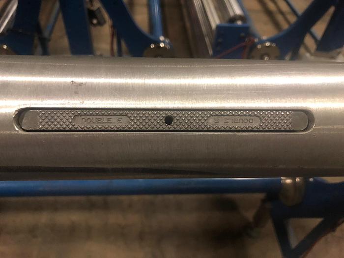Used 80" DOUBLE E SHAFTED UNWIND STANDS W/ TENSION CONTROLS MFG. 2013