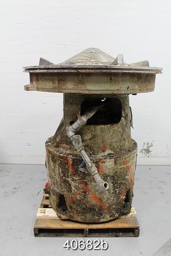 Used Beloit Model 3396 Shark Pulper Drive, Stainless Steel Rotor #40682