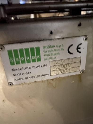 Used 2004 Sorma weighing and punnet filling line PC10 & ACM115