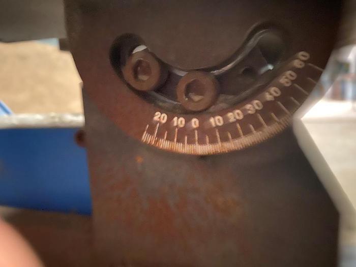 Used RJH Finishing Systems Squirrel SLA35 Slack Band Belt Grinder