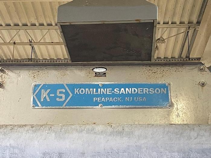 Used KOMLINE-SANDERSON KOMPRESS BELT PRESS MODEL GRS-1 SERIES 111