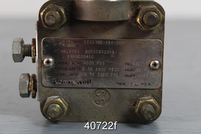 Used Honeywell ST300 Smart Transmitter, Model STG170-F1G-00000-MB.SM.F1C3-514E #40722