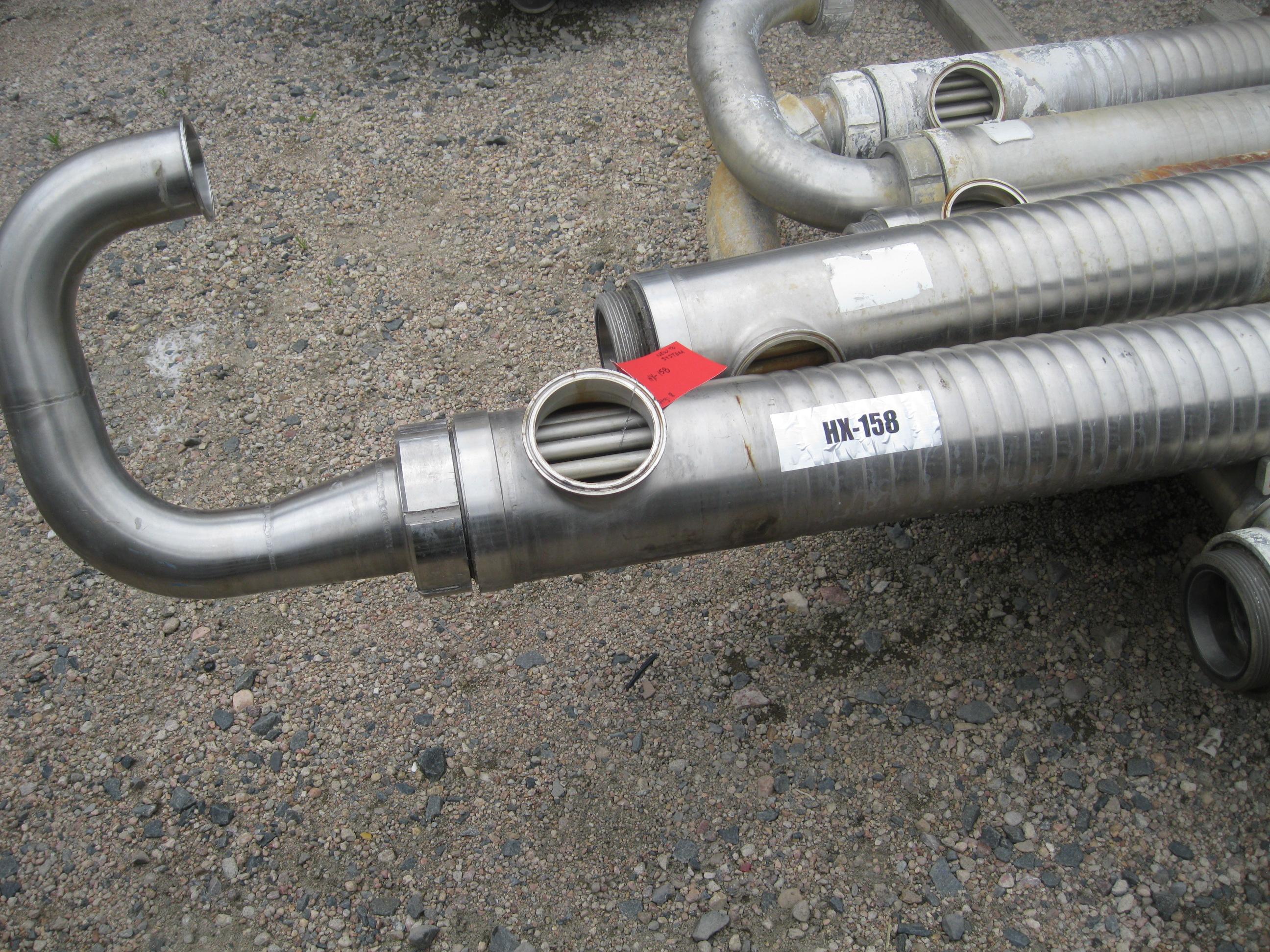 Refurbished 92 SQ. FT. SHELL &amp; TUBE HEAT EXCHANGER