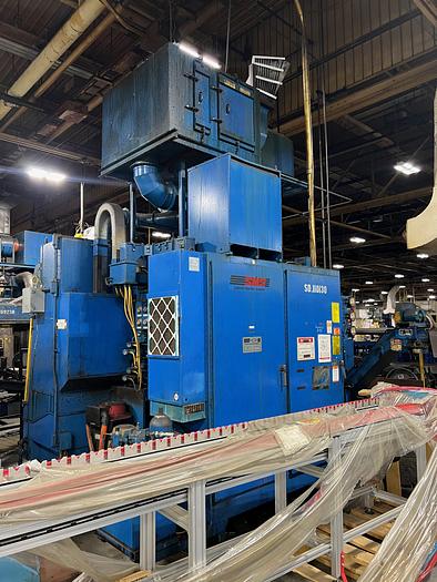 Used SAGINAW MACHINE SYSTEMS AC450MD-2 TWIN SPINDLE VERTICAL CNC LATHE