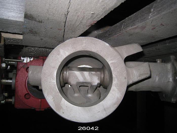 Used Masoneilan 35-35112 Control Valve, 4", Camflex Ii, 316Ss Body, 316Ss Stem, Stellite Seat, Stellite Plug, 230 Cv, Masoneilan Pneumatic Positioner, Air To Close, 600 Psig Body #26042