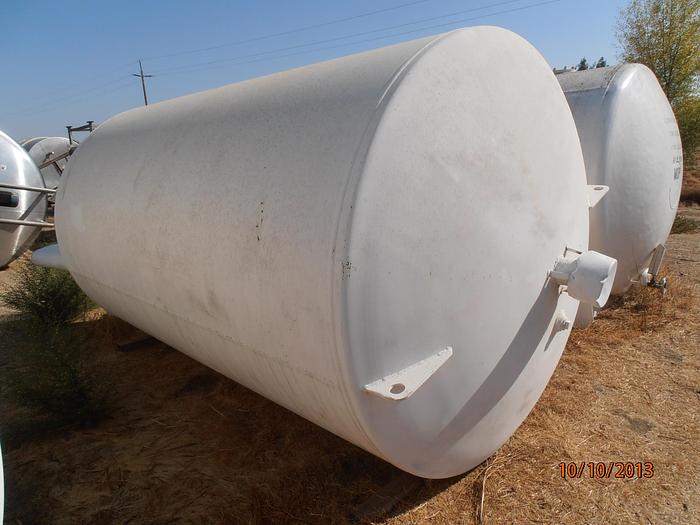 Used Tank, 1,200 Gallon, S/st, LN2 Storage, 65 PSI, Cryogenic, #S738626