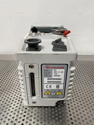 Used Edwards RV3 Rotary Vane Vacuum Pump 220/240V