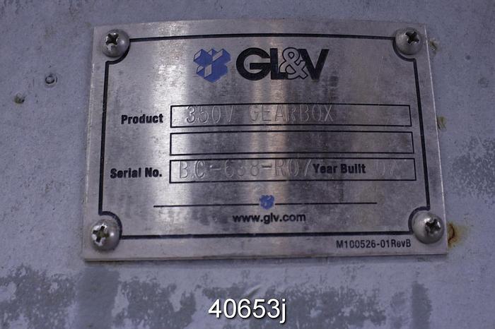 Used GL&V Pulper Drive, Model 350V #40653