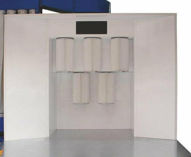 Used Powder coating line 5 filters - 3000*2250*2000mm