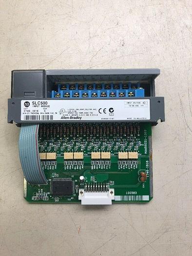 Used ALLEN BRADLEY 1746-IB16 SER C SLC 500 DC INPUT MODULE 1746IB16/C SLC500