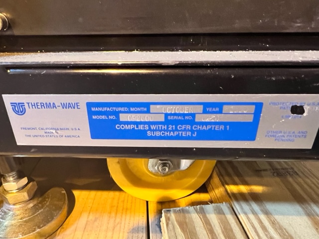 Used Thermawave OP 2600