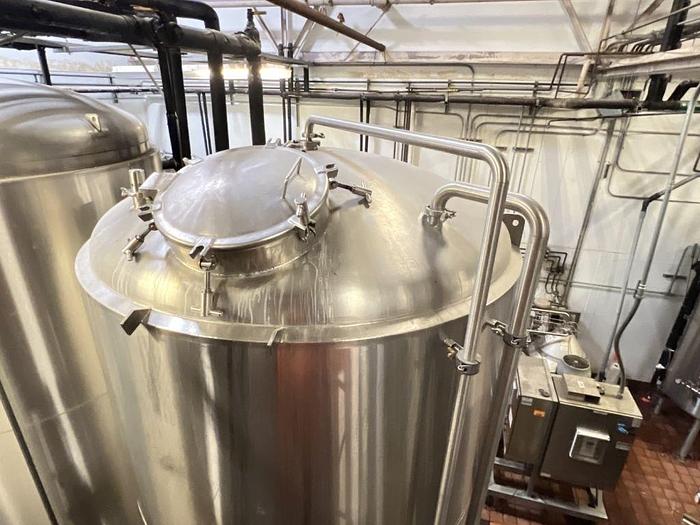 Used Tank, 1,550 Gallon, S/st, Jkt, 50 BBL Fermenting Tank, JVNW #C744688