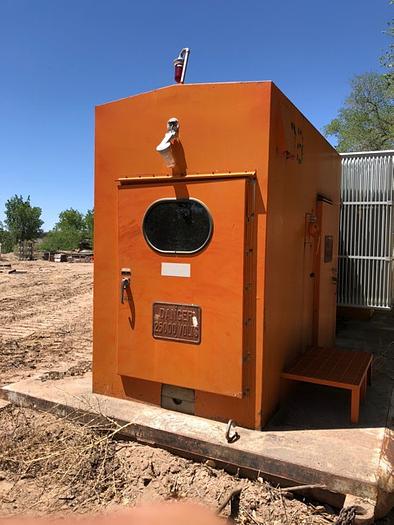 Used HB18250 Atkinson skid mounted substation 25000 to 8000 volt transformer