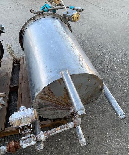 Used Tank, 50 Gallon, S/st, Agit, Shear Mixer, FT/CB, #S742689