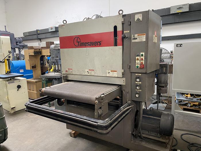 Used Timesavers 137-1HP75 Single Head Wide Belt Sander 37" #6043