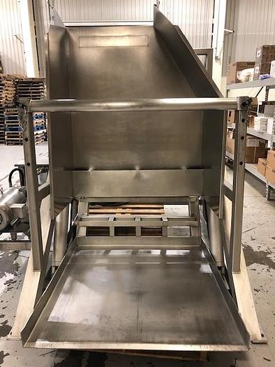 Used Cozzini Vat Dumper, Self-Contained Hydraulic