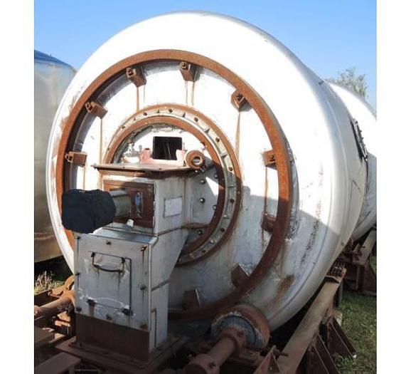 USED ROTARY BLENDER, 219 CUBIC FEET, 304 STAINLESS STEEL