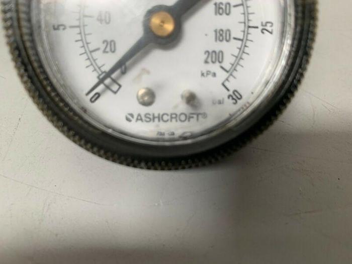 Used Ashcroft 0-30 PSI Pressure Gauge