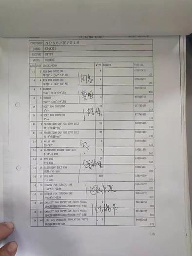 Marine Propulsion Package (Niigata 8L28HX,Tier II)
