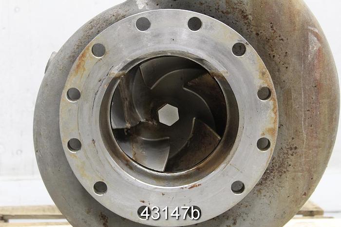 Used Goulds 3196 8x10x13 Pump, Stainless Steel Casing #43147